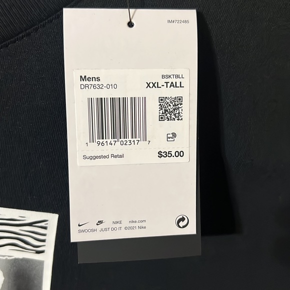 Nike T-shirt NWT XXL-tall - Picture 3 of 6